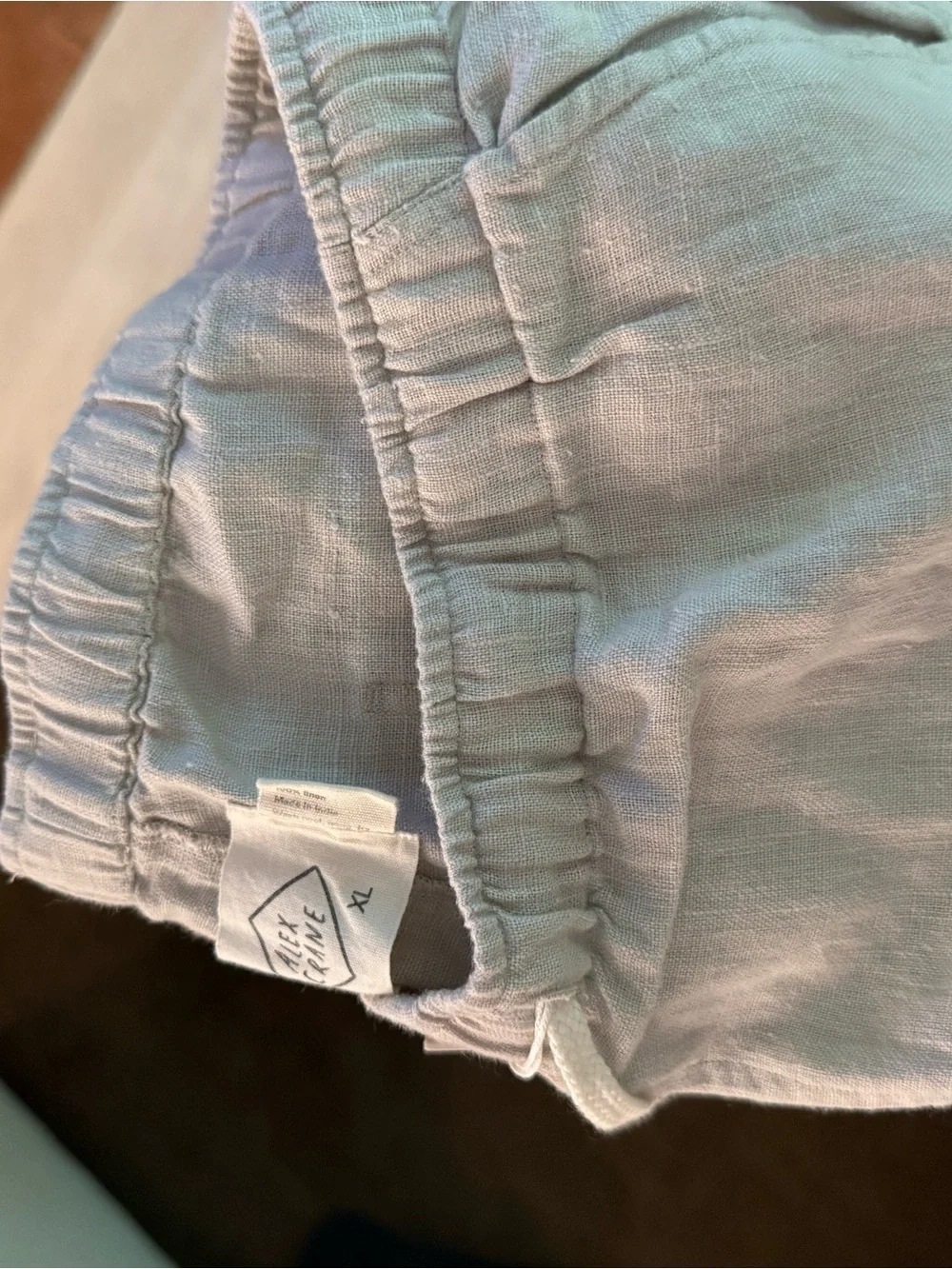 Alex Crane Cream Linen Pants